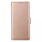 Samsung Galaxy Note 8 - Rose Gold Tailored Leather Textured Wallet Case