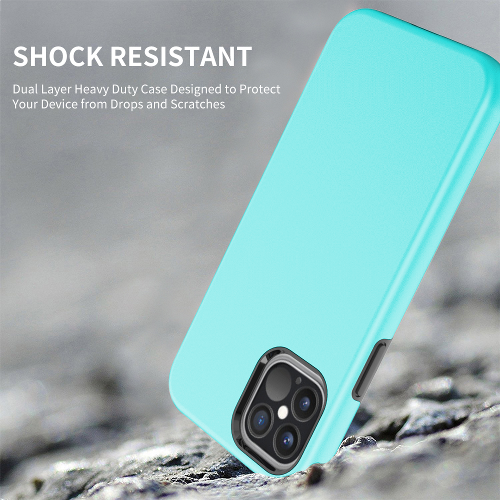 IPHONE 12/PRO (6.1) DUAL HYBRID CASE - TEAL