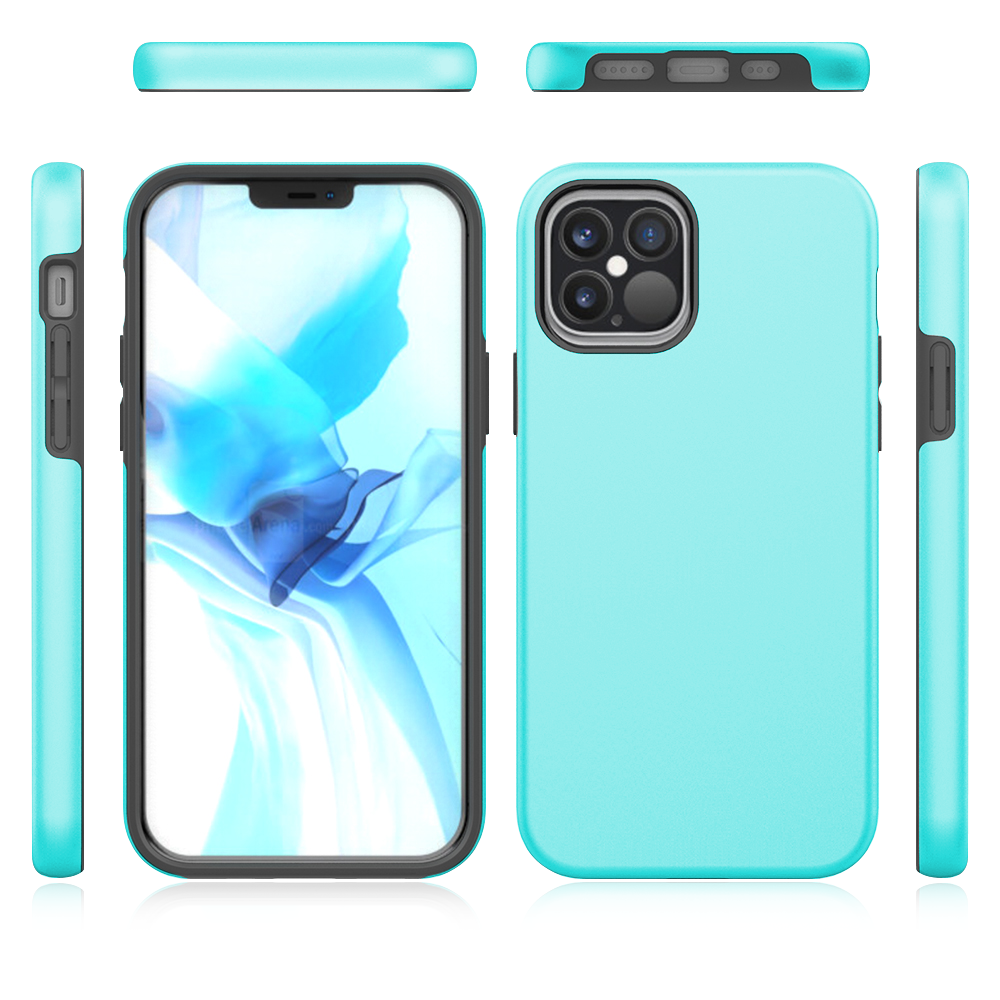 IPHONE 12/PRO (6.1) DUAL HYBRID CASE - TEAL