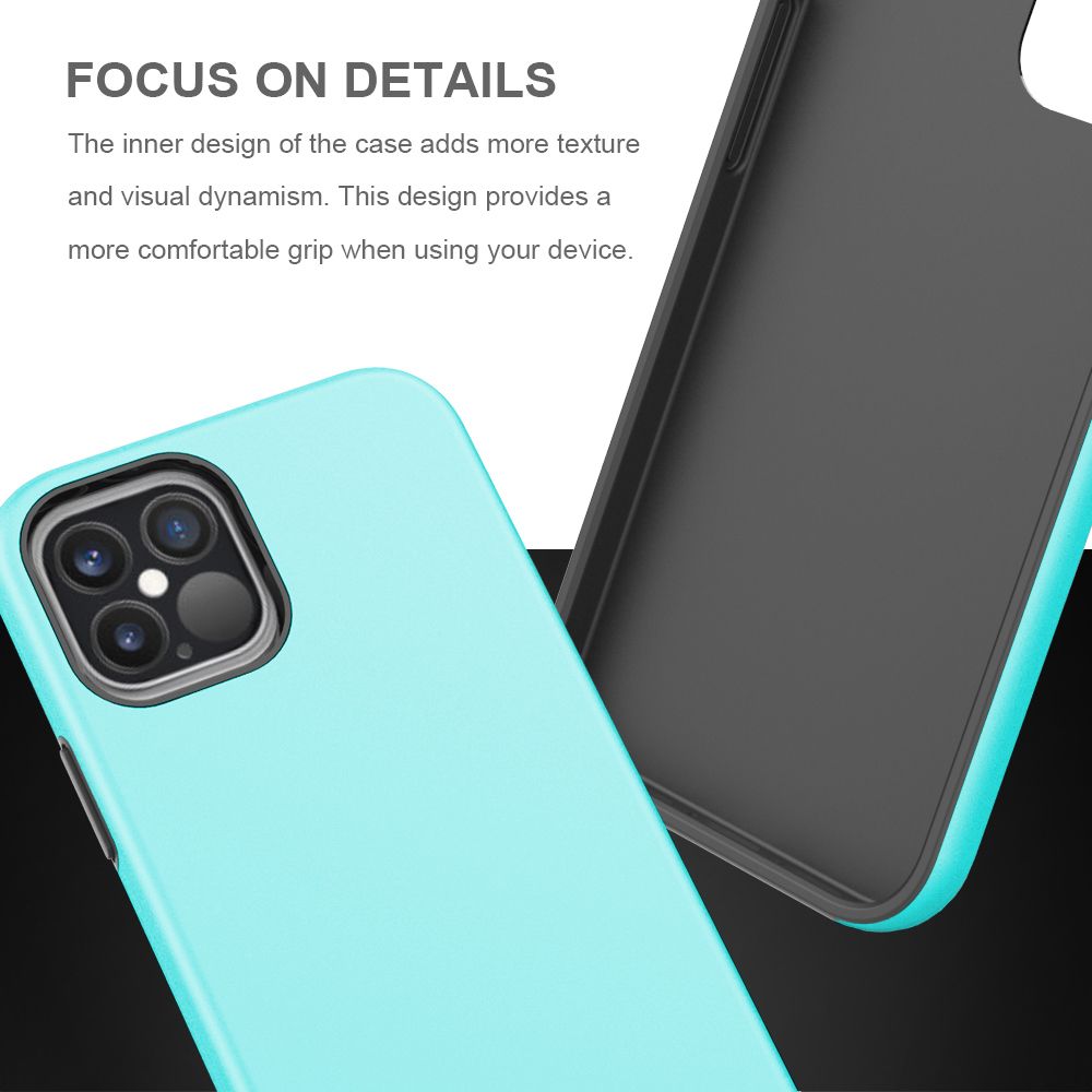 IPHONE 12/PRO (6.1) DUAL HYBRID CASE - TEAL