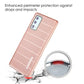 Samsung Galaxy Note 20 Textured Dots Hybrid Cover - Rose Gold