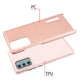Samsung Galaxy Note 20 Textured Dots Hybrid Cover - Rose Gold
