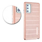 Samsung Galaxy Note 20 Textured Dots Hybrid Cover - Rose Gold