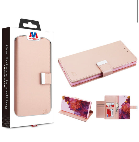 MyBat MyJacket Wallet Xtra Series for Samsung Galaxy S22 Ultra - Rose Gold