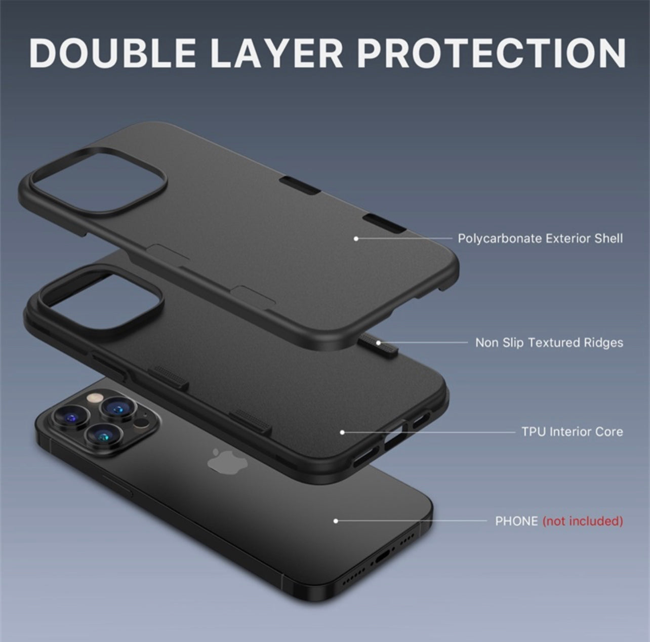 MyBat Pro TUFF Subs Series Case for Apple iPhone 14 Pro Max (6.7) - Black