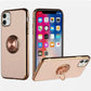 Ring Stand Case Cover Rose Gold for Apple iPhone 12 Pro