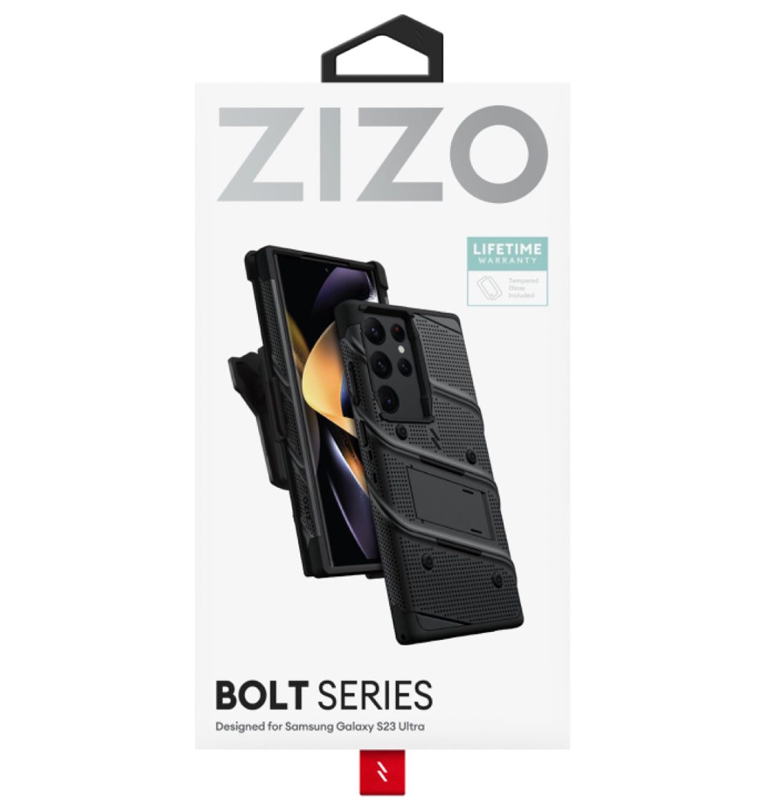 ZIZO BOLT BUNDLE GALAXY S23 ULTRA CASE WITH TEMPERED GLASS