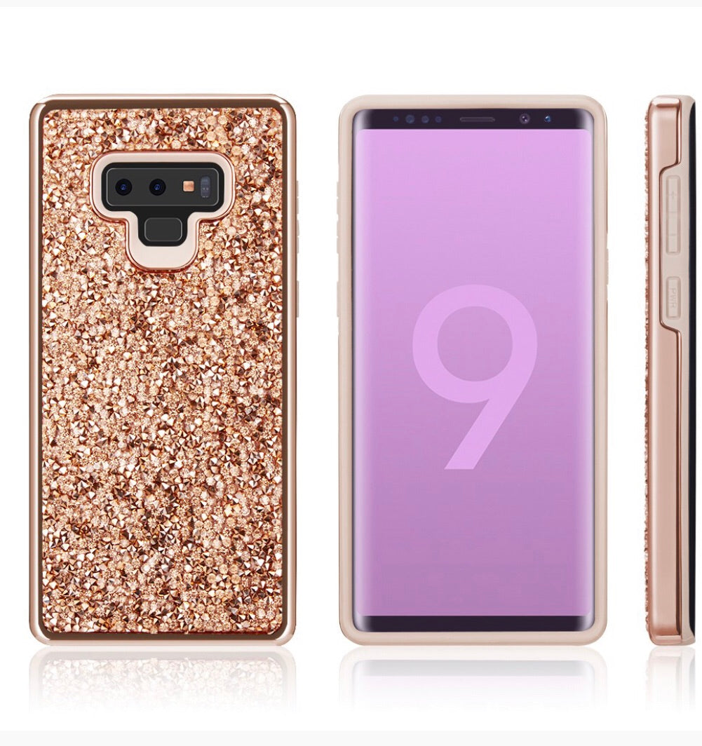 Samsung Galaxy Note 9 Premium Hybrid Bumper Case - Rose Gold