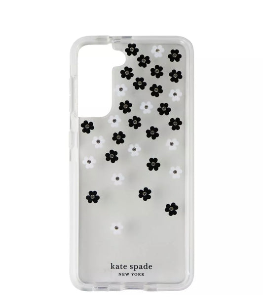 Kate Spade Defensive Hardshell Case for Galaxy S21 & S21 5G - Scattered Flowers