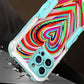 iPhone 14 6.1" Attractive Design Shockproof Hybrid Case Cover