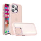 iPhone 14 PRO MAX 6.7" Acrylic Metal Button Hybrid Case Cover