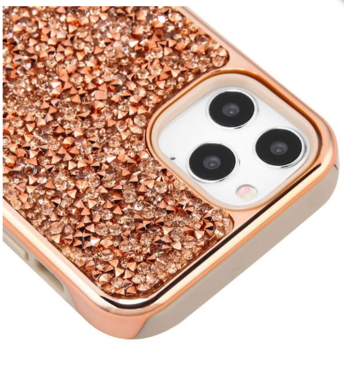 iPhone 12/Pro (6.1) Encrusted Bling Case