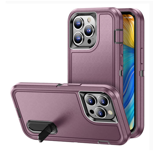 iPhone 13 Pro Max  3in1 Tough Hybrid Case w/ kickstand