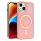 For Apple iPhone 14 TPU Impact Rugged MagSafe Cover Case w/Gold Bumper