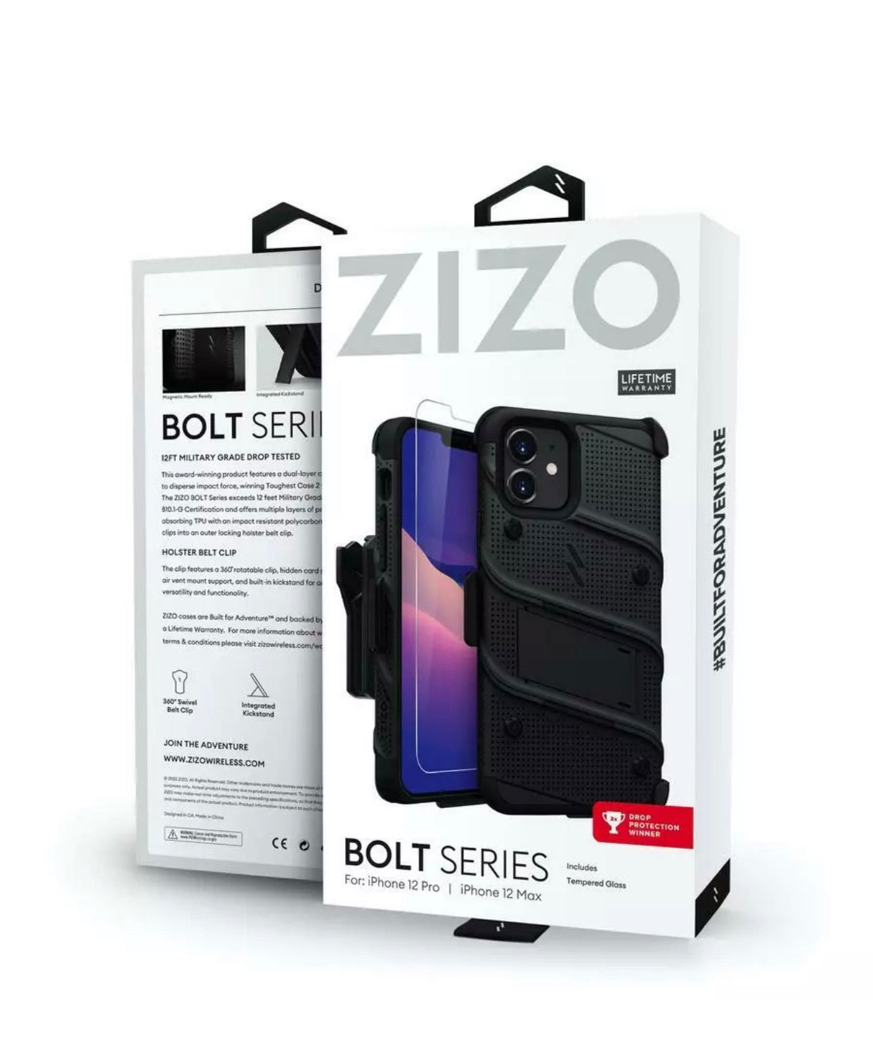 iPhone 12/Pro (6.1) Premium Case W/ Glass