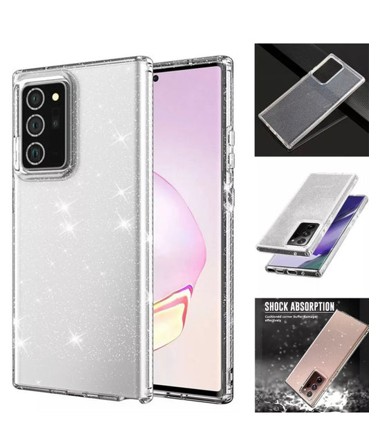 Galaxy Note 20 Ultra Tough Clear Glitter Case