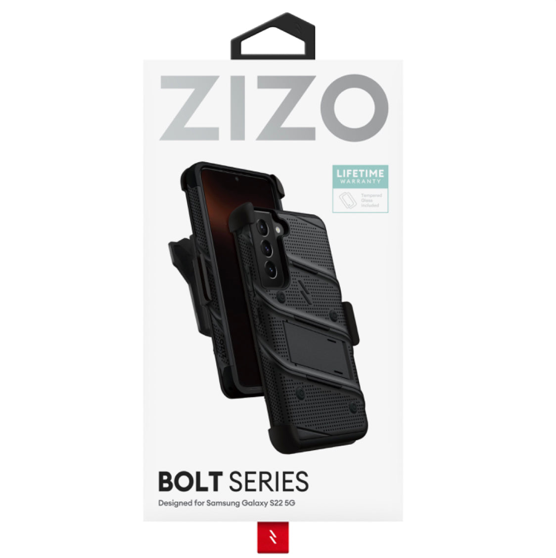 ZIZO BOLT BUNDLE GALAXY S22 CASE WITH TEMPERED GLASS