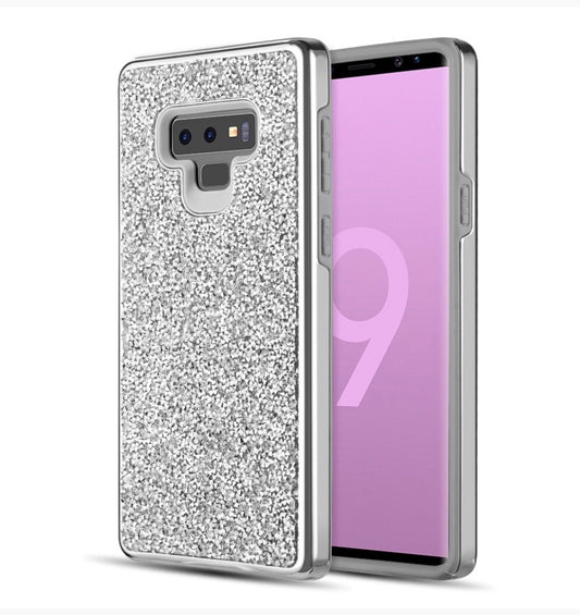 Samsung Galaxy Note 9 Premium Hybrid Bumper Case - Silver