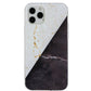 iPhone 12/Pro Electroplated Marble Hard TPU - Vintage Marble