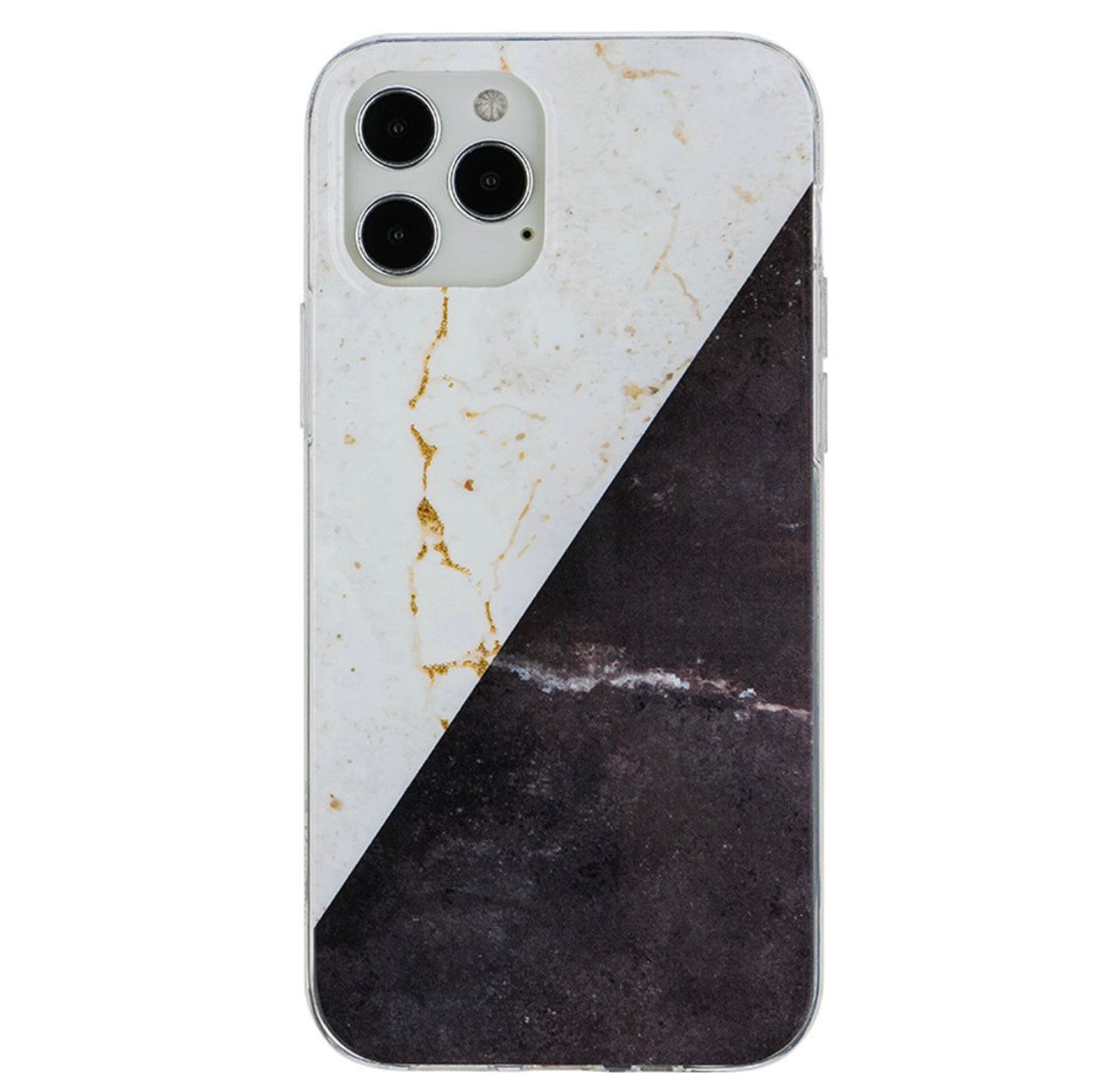 iPhone 12/Pro Electroplated Marble Hard TPU - Vintage Marble