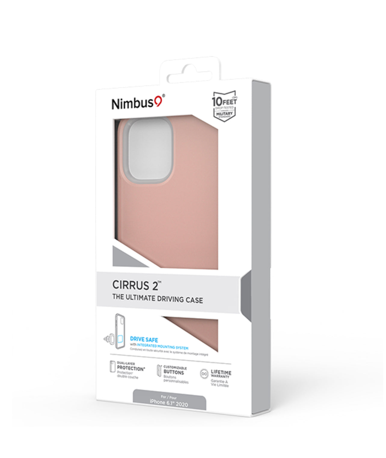 NIMBUS9 CIRRUS 2 CASE FOR APPLE IPHONE 12 / IPHONE 12 PRO - ROSE GOLD