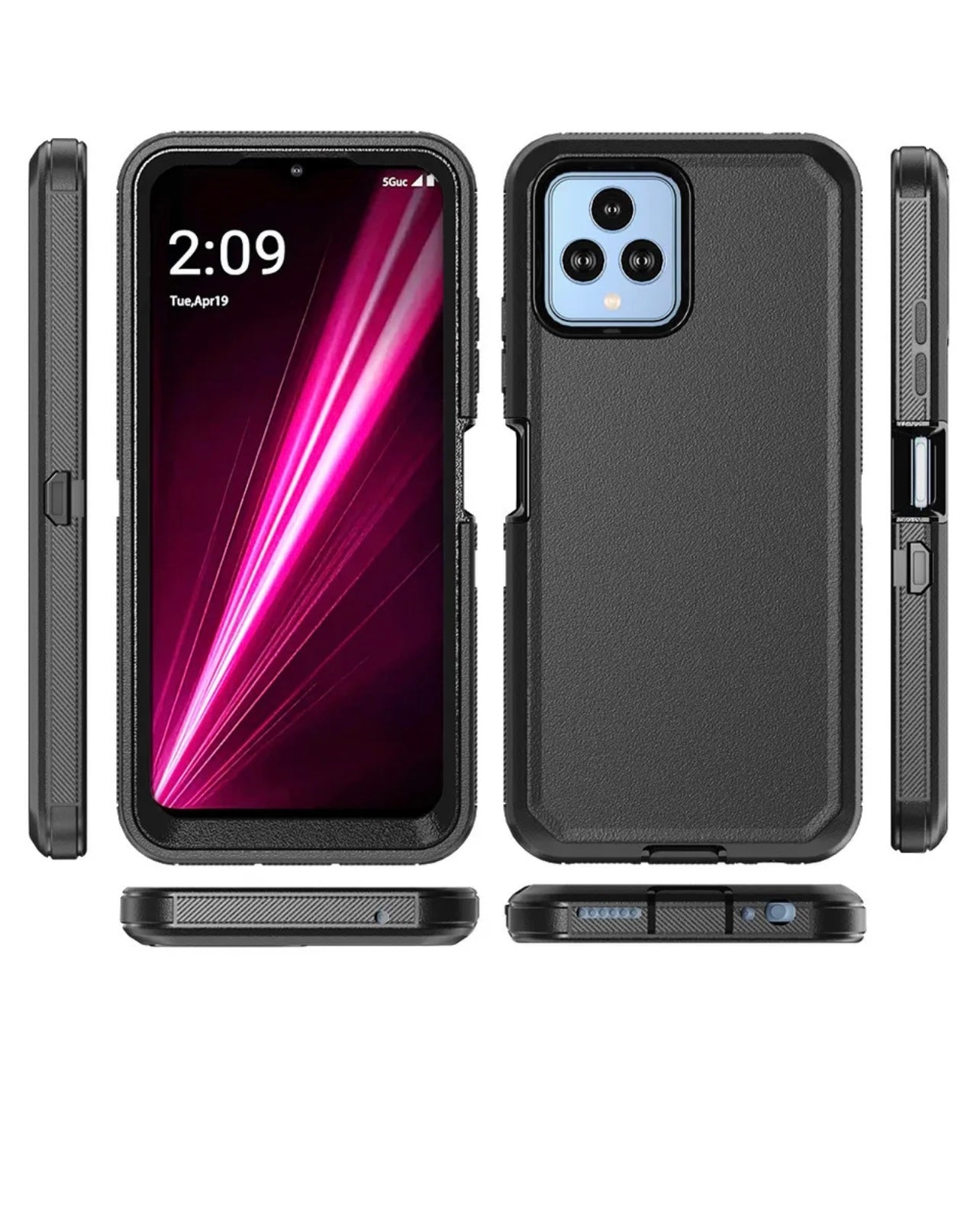 REVVL 6 Pro 5G Case Rugged Hard Shockproof Armor Phone Cover