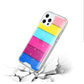 iPhone 13 6.1 Vogue Epoxy Glitter Hybrid Case Cover - Stripes