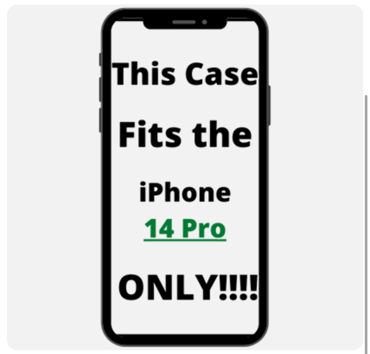 iPhone 14 PRO 6.1”  Camera Push Magnetic Ring Stand Hybrid Case Cover - Black