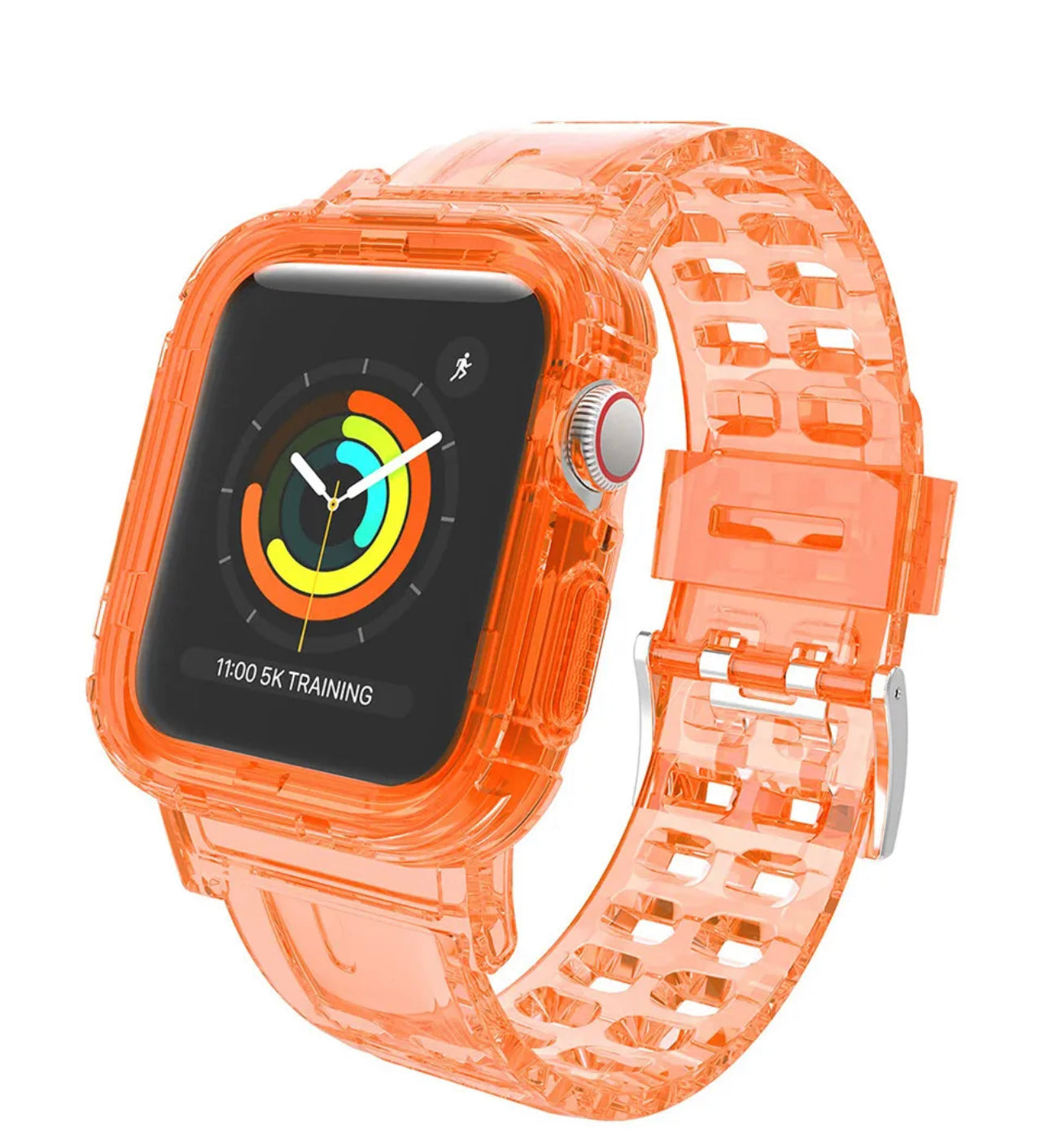 Clear iWatch Band Strap + Case