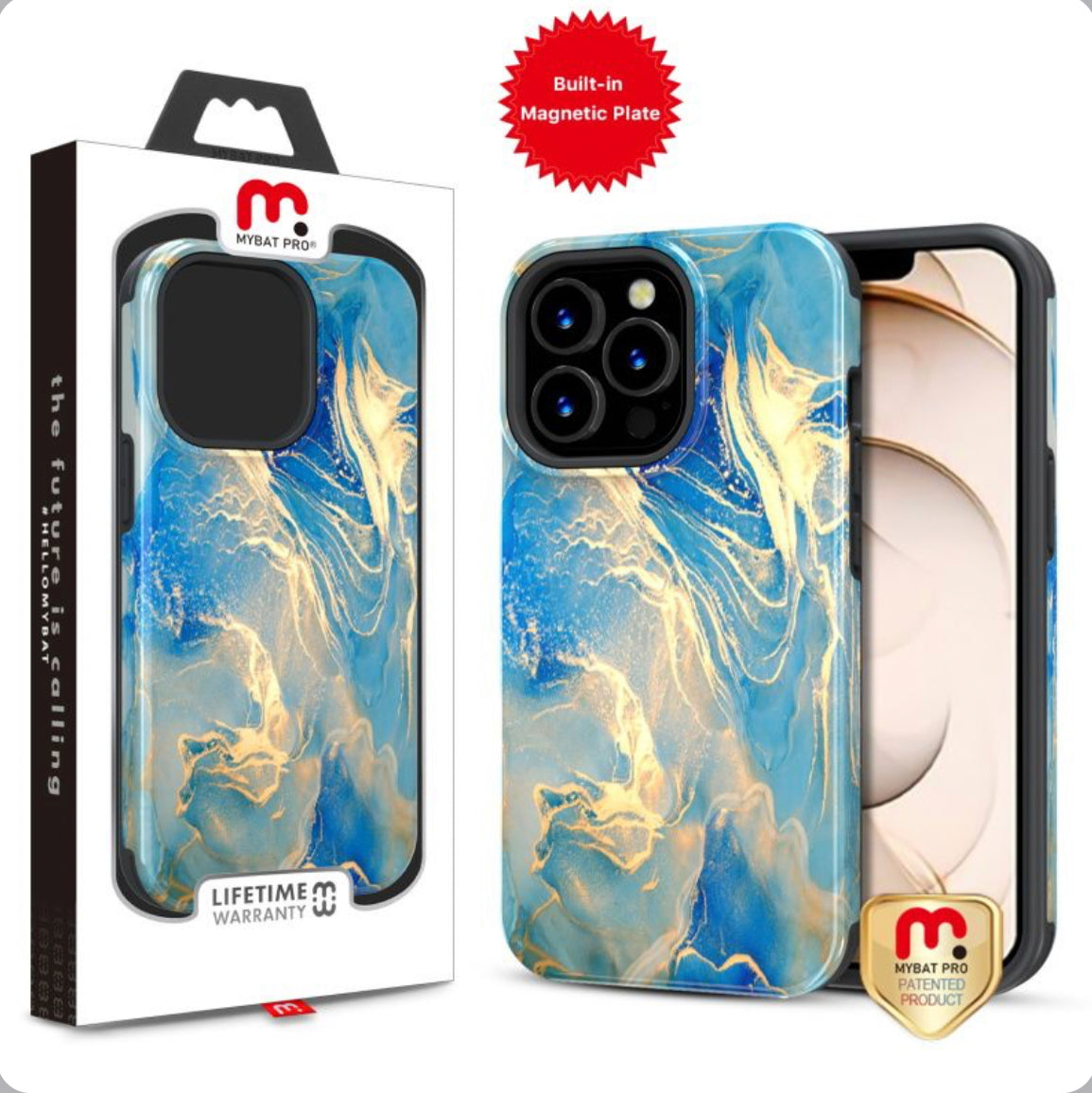 PRO FUSE MAGNETIC SERIES CASE FOR APPLE IPHONE 13 PRO (6.1) - OCEAN MARBLE