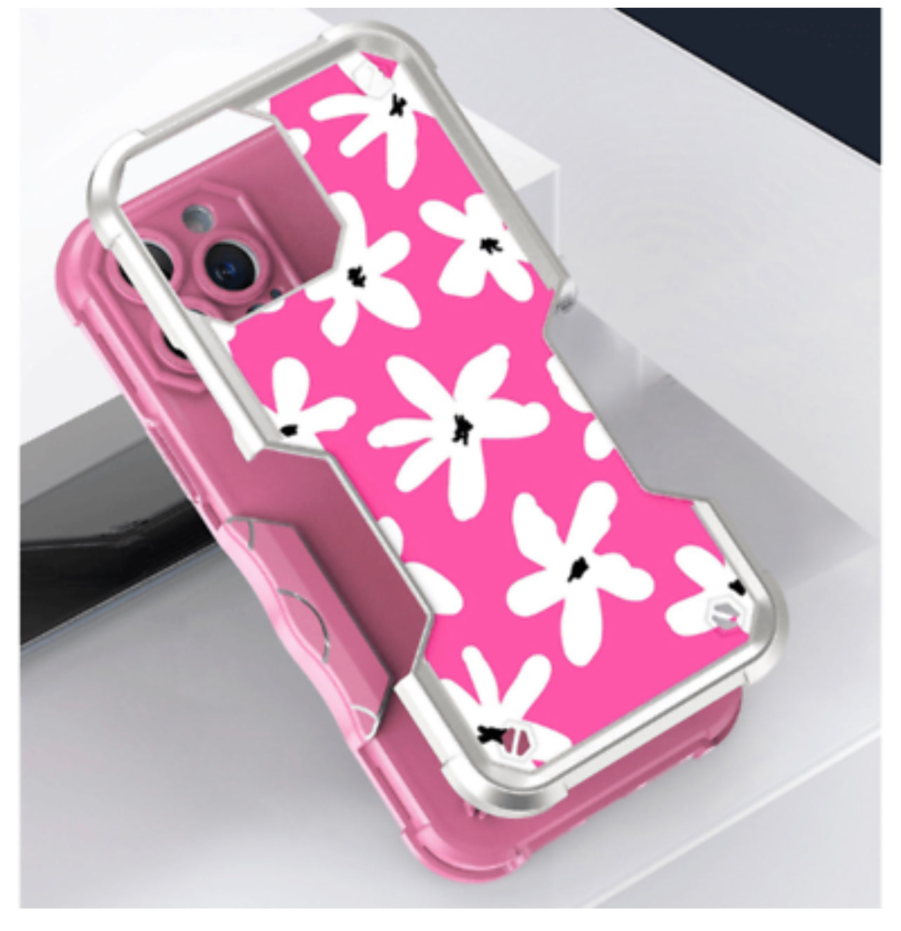 iPhone 14 6.1" Attractive Design Shockproof Hybrid Case Cover