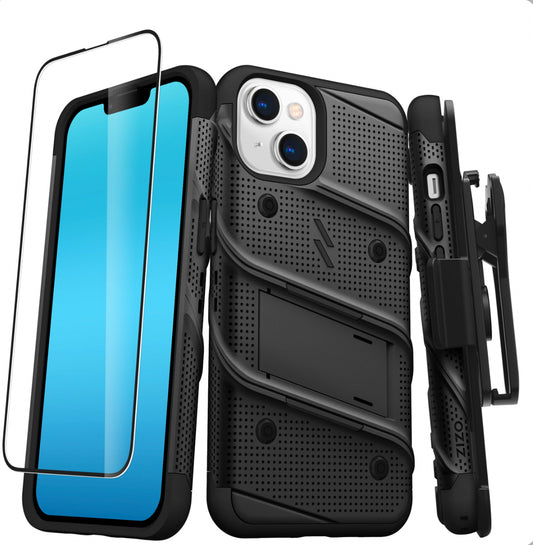 ZIZO BOLT BUNDLE IPHONE 14 (6.1) CASE WITH TEMPERED GLASS