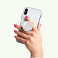 PopSockets - PopGrip Cell Phone Grip and Stand - Clear