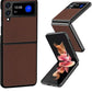 Samsung Galaxy Z Flip 3 Leather PC Cover