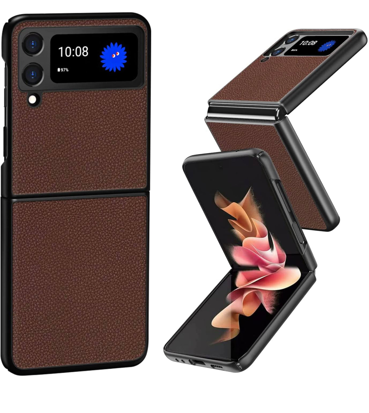 Samsung Galaxy Z Flip 3 Leather PC Cover