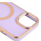 For Apple iPhone 14 TPU Impact Rugged MagSafe Cover Case w/Gold Bumper