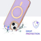 For Apple iPhone 14 TPU Impact Rugged MagSafe Cover Case w/Gold Bumper