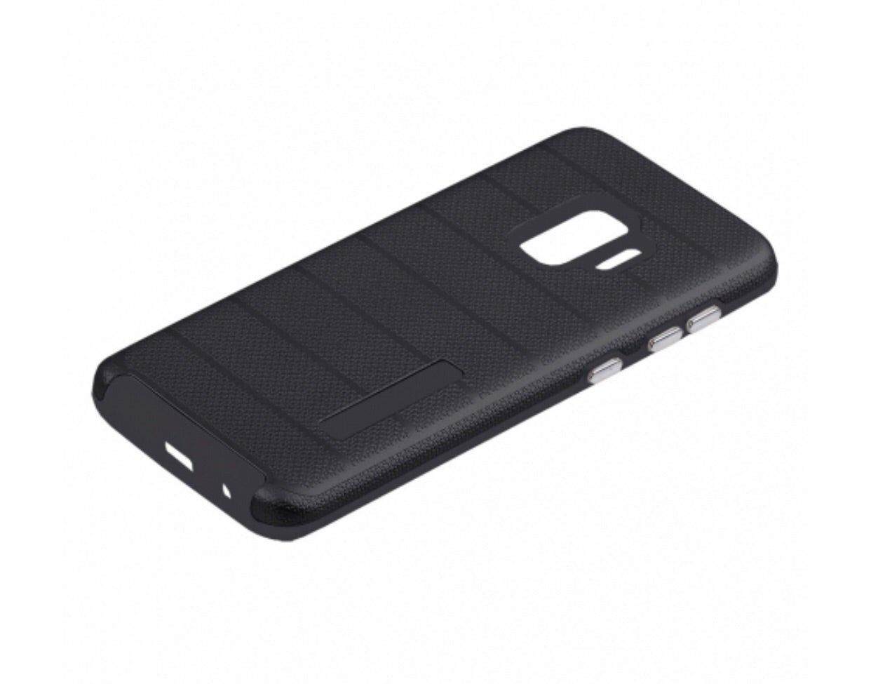 Samsung Galaxy S9 - Hybrid Slim Snap On Case- Black Color