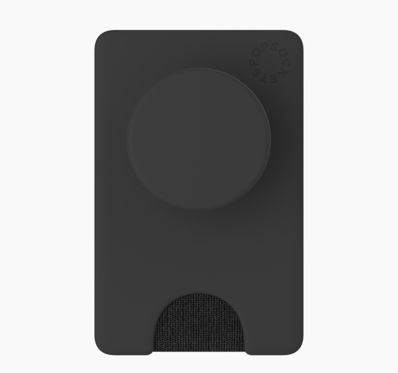 PopSockets PopWallet+: Swappable and Repositionable Wallet - Black