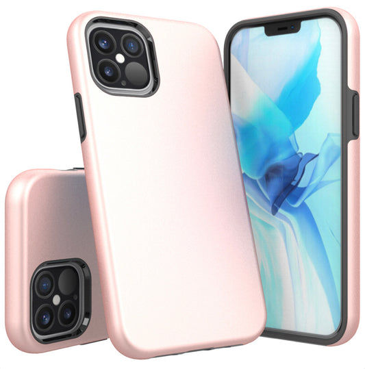 iPhone 12/PRO (6.1)- LUXMO PATROL DUAL HYBRID CASE -Rose Gold