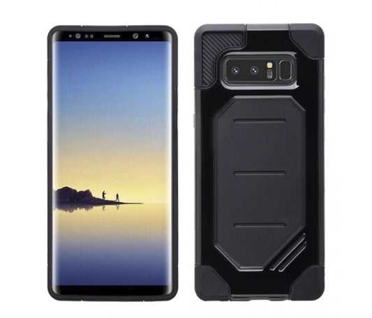 SAMSUNG GALAXY NOTE 8 - BLACK METALLIC ACCENT COVER WITH BLACK