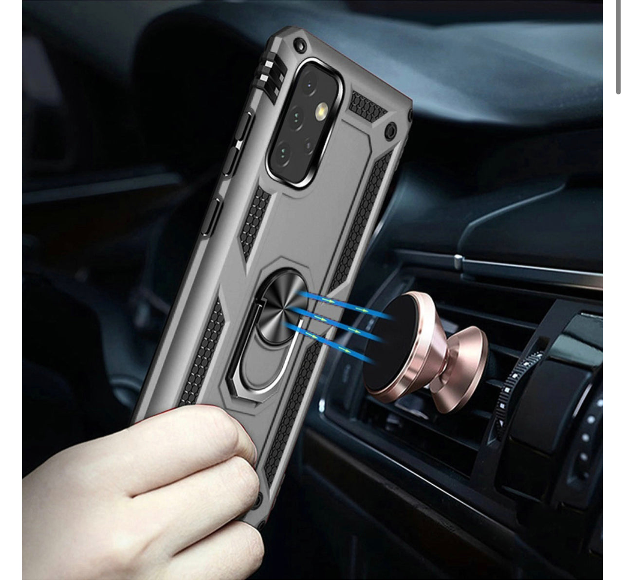 Galaxy A32 Magnetic Ring Kickstand Case