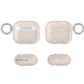 AirPods 3 Glitter Shimmer Transparent Hybrid Case Cover - Gold