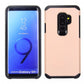 Samsung Galaxy S9 Plus - Solid Rose Golden Honey Leather Back Case