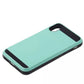 iPhone X/XS credit card holder case- Tiffany Blue
