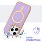 For Apple iPhone 14 Pro Max - TPU Impact Rugged MagSafe Cover Case w/Gold Bumper