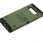 Samsung Galaxy Note 8 - Army Green Colored Horizontal Hard Back Kickstand Case