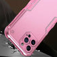 iPhone 14 PRO MAX 6.7" Exquisite Tough Shockproof Case Cover- Pink