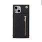 Suspend Wallet Cover (with Lanyard) for Apple iPhone 13 (6.1) - Black
