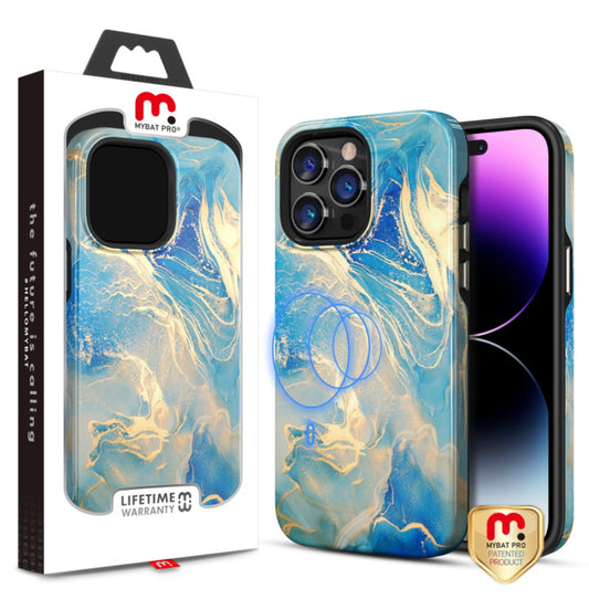 MyBat Pro Fuse Series MagSafe Case for Apple iPhone 14 Pro Max (6.7) - Ocean Marble